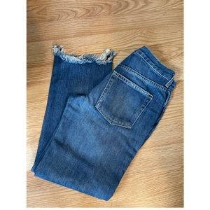 We The Free - Slightly Distressed Jeans w/Raw Hem Size 27 - NWT